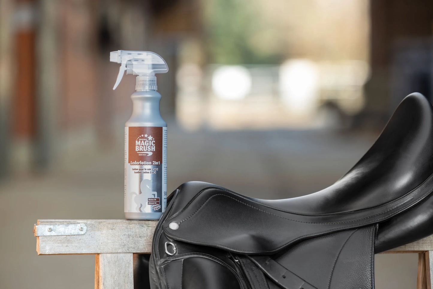 MagicBrush Leather Lotion 2-in-1 - Tack Cleaner & Conditioner 500ml