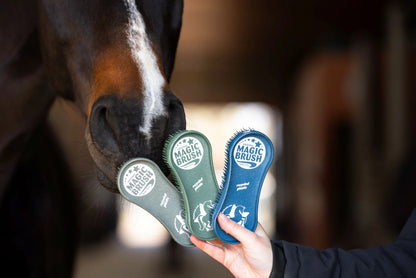 MagicBrush CornFlowers Brush Set - Horse Grooming Brush Set