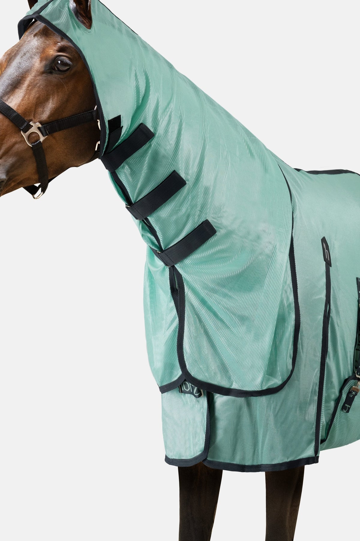 Horze Paso Fino Fly Rug with Hood - UV Protection for Horses