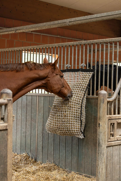 Easy Fill Hay Net - Horse Hay Feeder with Filling Aid