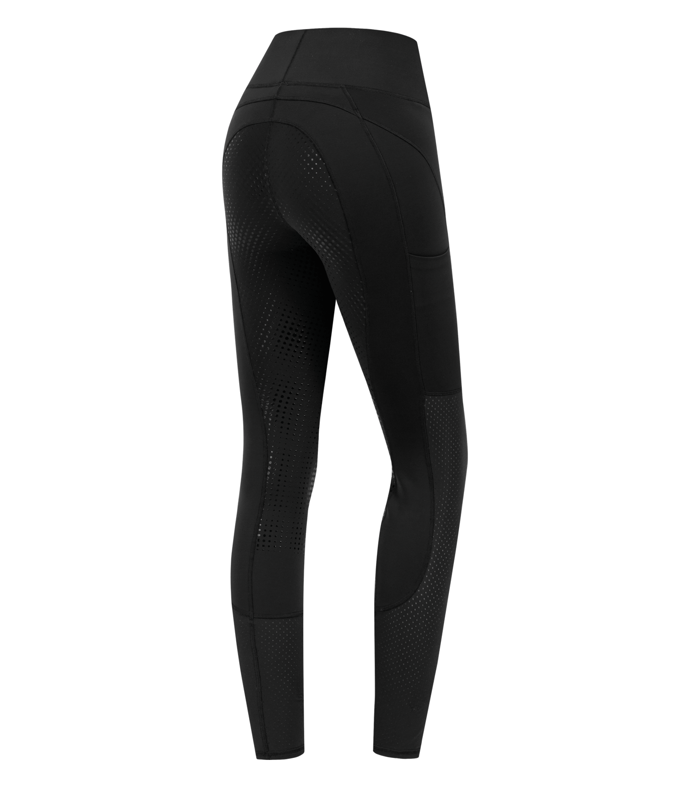 Hanna Mesh High-Waist Riding Leggings - Full Grip Equestrian Tights