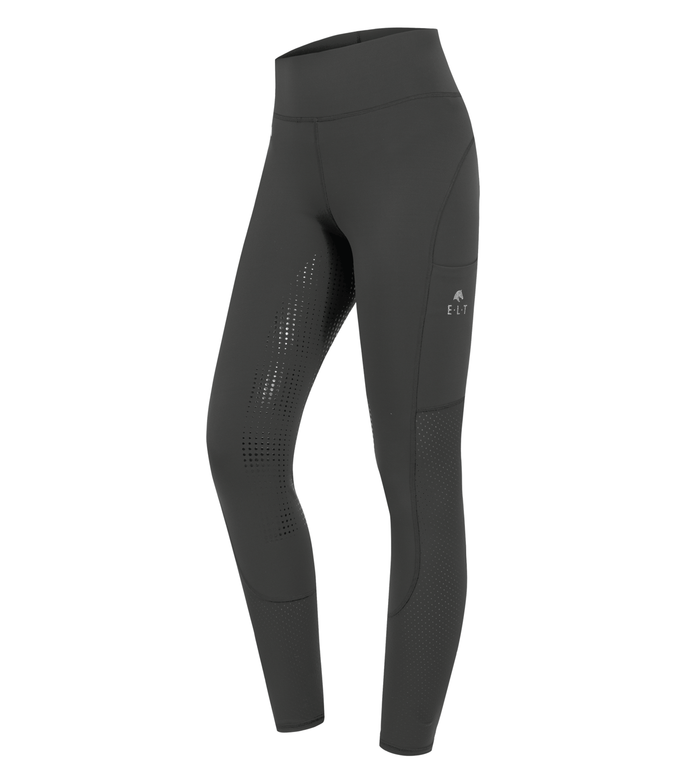 Hanna Mesh High-Waist Riding Leggings - Full Grip Equestrian Tights