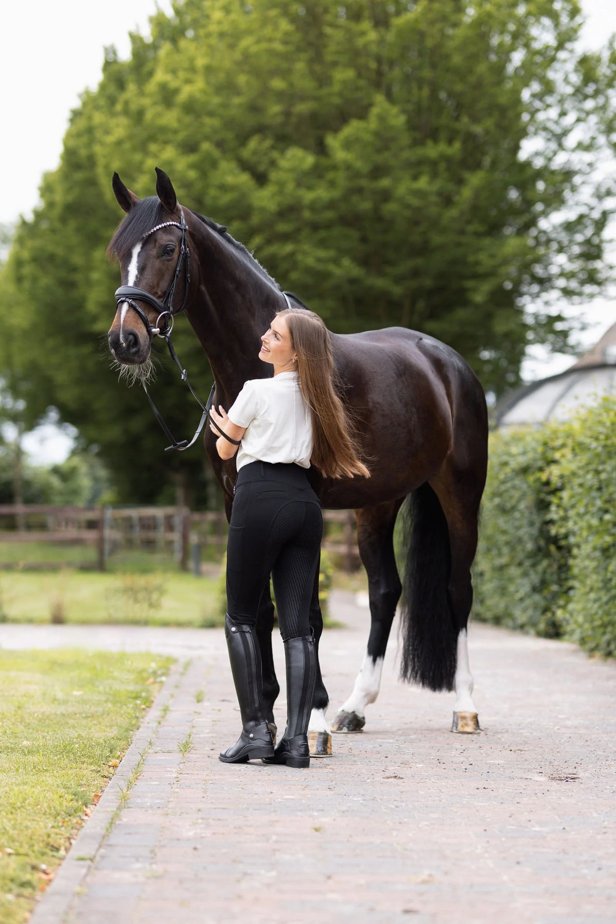 Horze Mira Women's Full Grip Riding Breeches