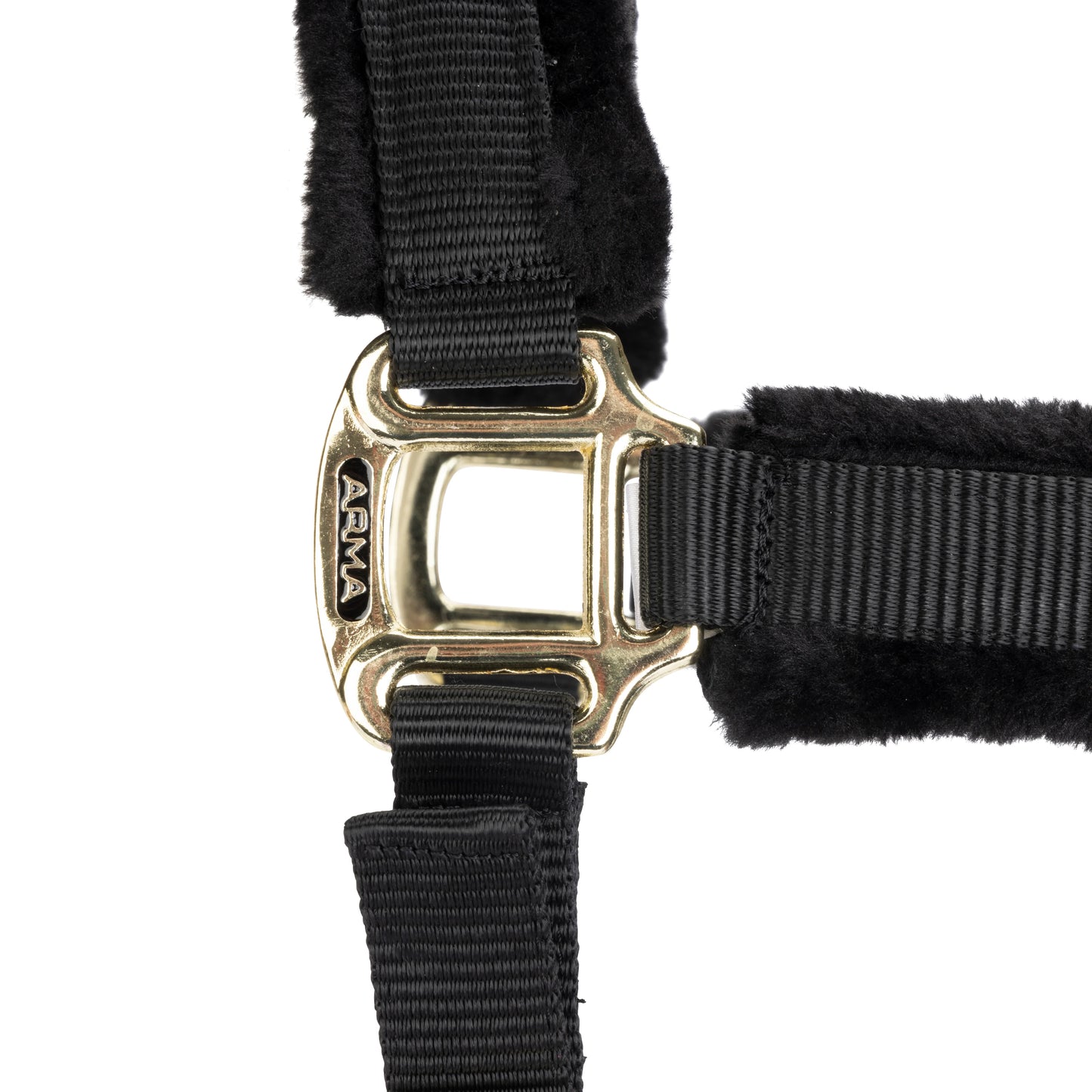 ARMA Logo Padded Headcollar with Lead Rope - Horse Headcollar Set