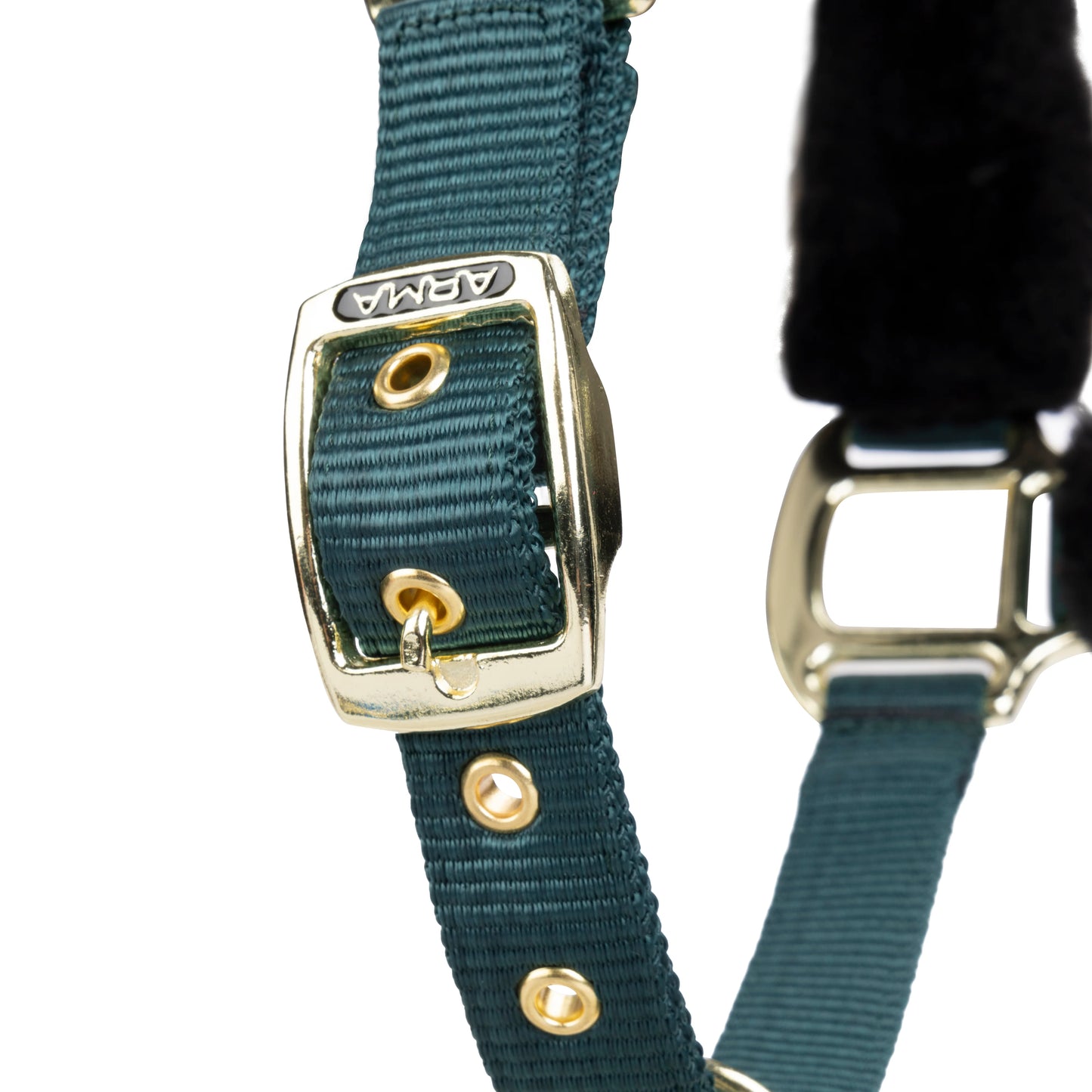 ARMA Logo Padded Headcollar with Lead Rope - Horse Headcollar Set