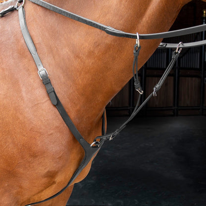 Velociti RAPIDA Breastplate - Leather Horse Breastplate
