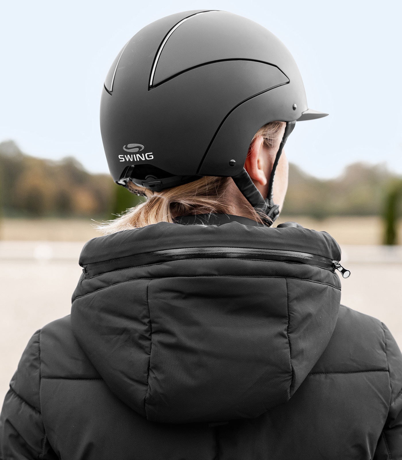 Swing H24 Chrome Riding Helmet - Equestrian Safety Helmet