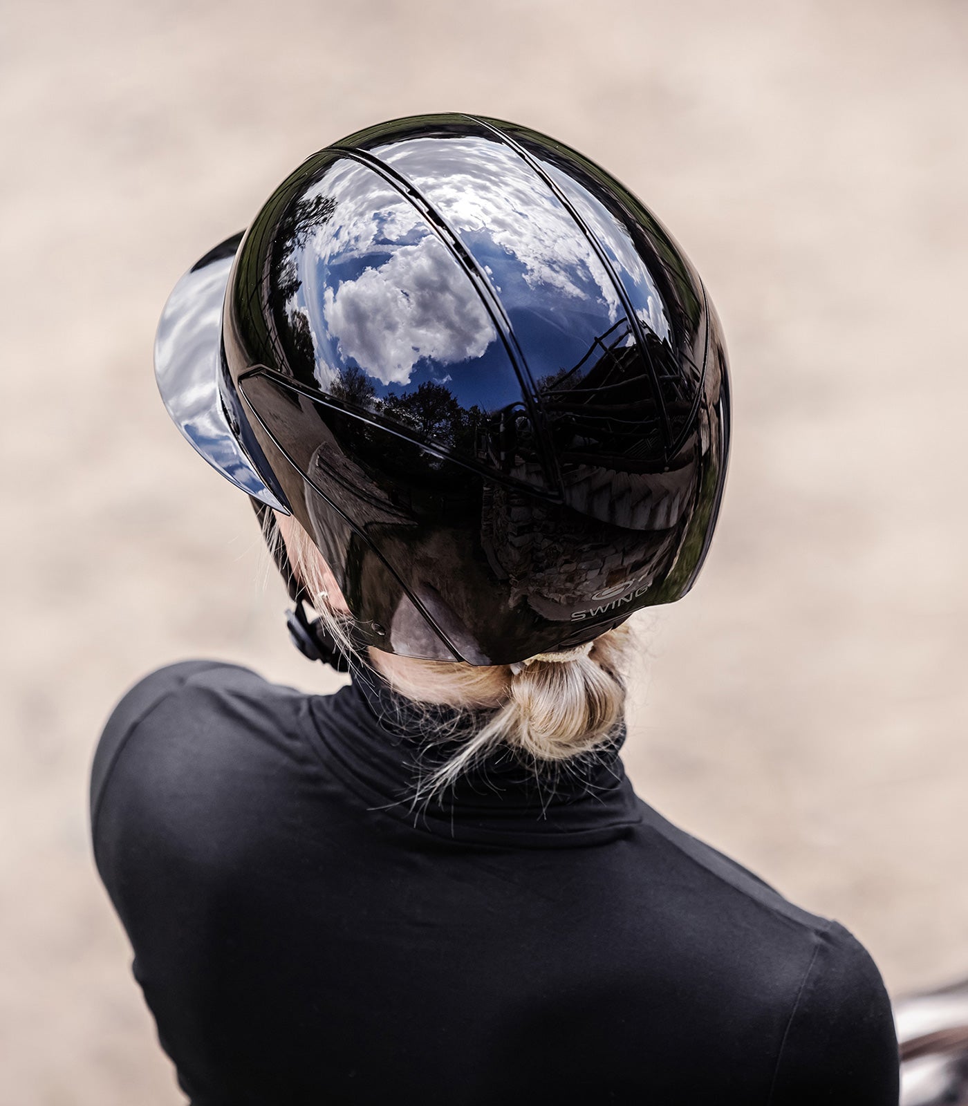 Swing H24 Lady Glossy Riding Helmet - Equestrian Safety Helmet