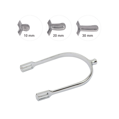 Ladies Spurs with Straps - 20mm Equestrian Spurs