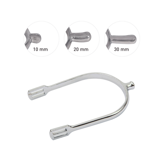 Ladies Spurs with Straps - 20mm Equestrian Spurs