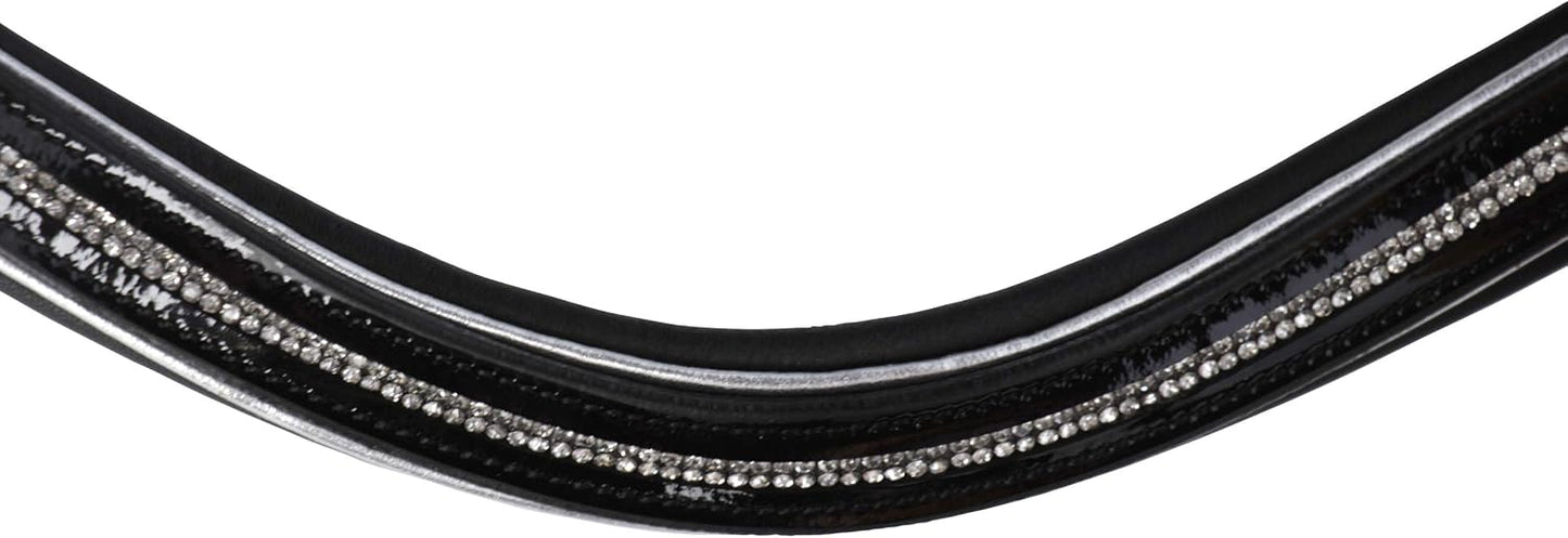 Covalliero Kingston Snaffle Bridle with Glitter