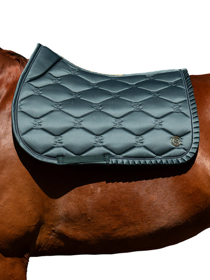 Jump Saddle Pad with Ruffle Trim