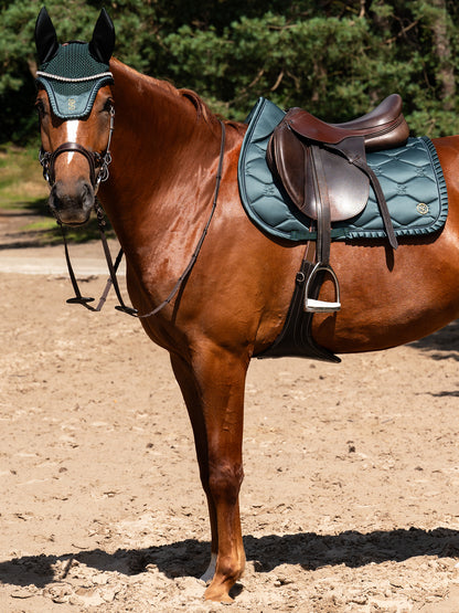 Jump Saddle Pad with Ruffle Trim