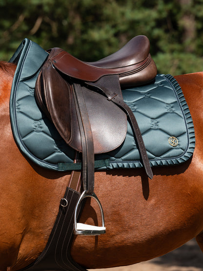 Jump Saddle Pad with Ruffle Trim
