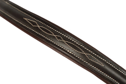 Classic Snaffle Bridle - Sewn Detail - Leather Horse Bridle