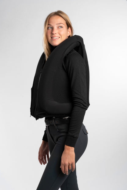 Seaver Airbag Vest Black - Protective Riding Vest