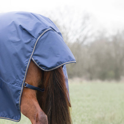 Shires Typhoon Lite Combo Rug - Navy Lightweight Turnout Rug