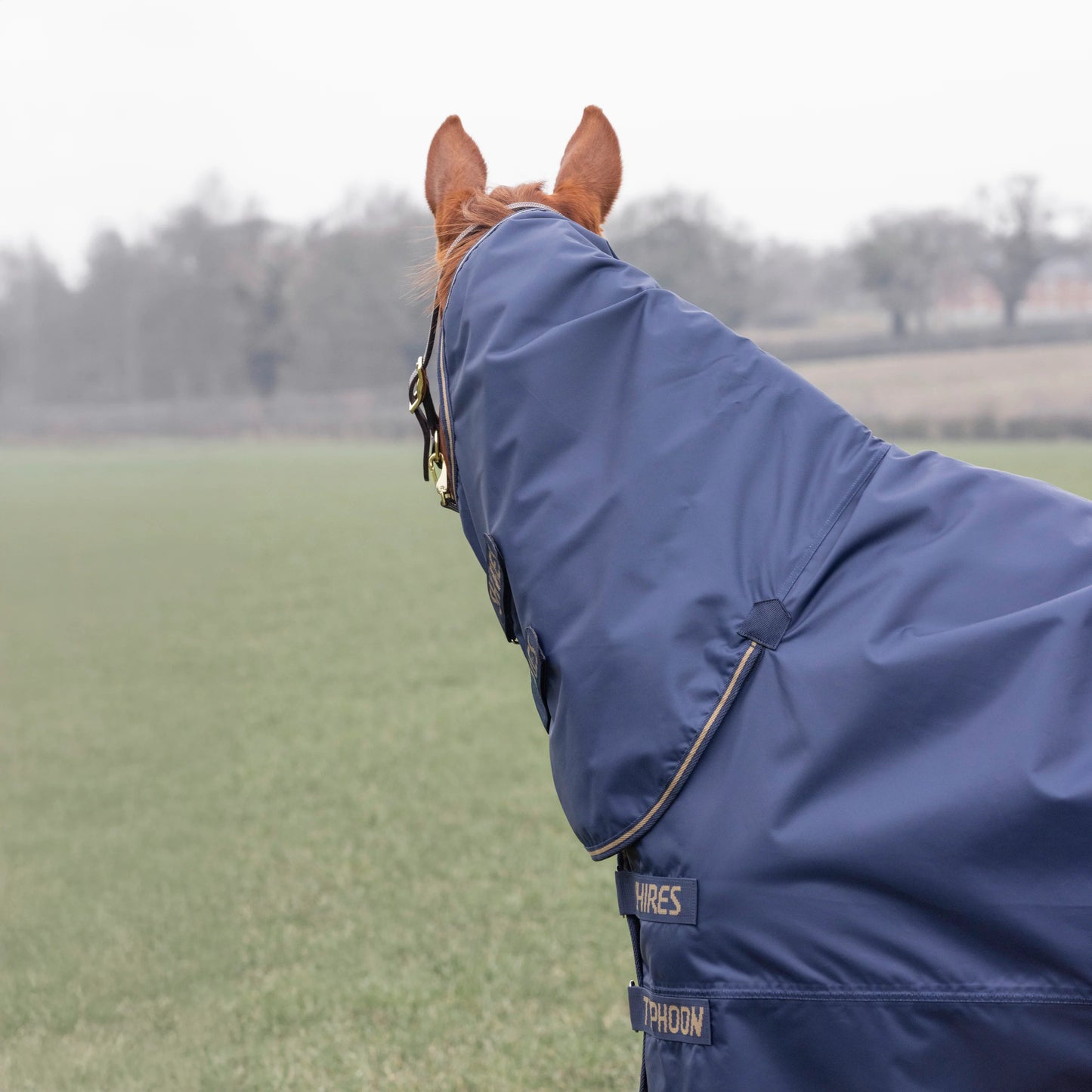Shires Typhoon Lite Combo Rug - Navy Lightweight Turnout Rug