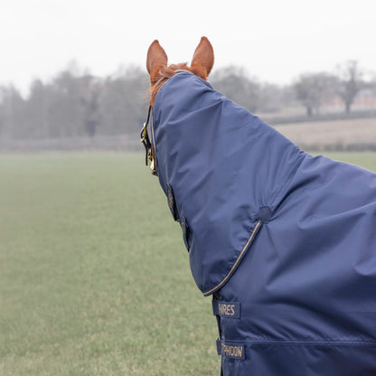 Shires Typhoon Lite Combo Rug - Navy Lightweight Turnout Rug