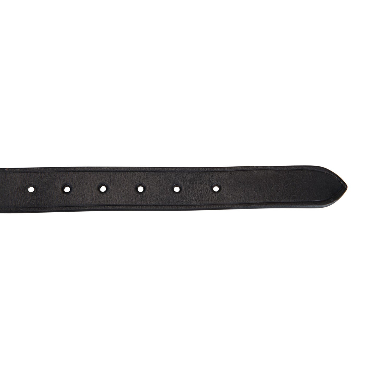 Leather Belt with Geometric Pattern - Equestrian Riding Belt 75cm