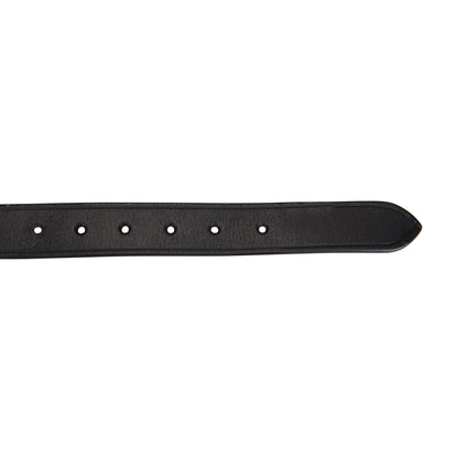 Leather Belt with Geometric Pattern - Equestrian Riding Belt 75cm