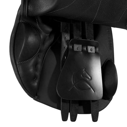 Guttuso Jumping Saddle with Wool Panels - Leather Horse Saddle