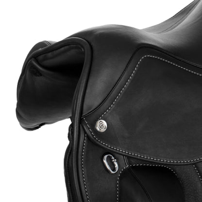 Raffaello Dressage Saddle with Wool Panels - Leather Dressage Saddle