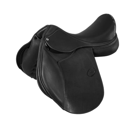 Bernini All Purpose Saddle with Wool Panels - Leather GP Saddle