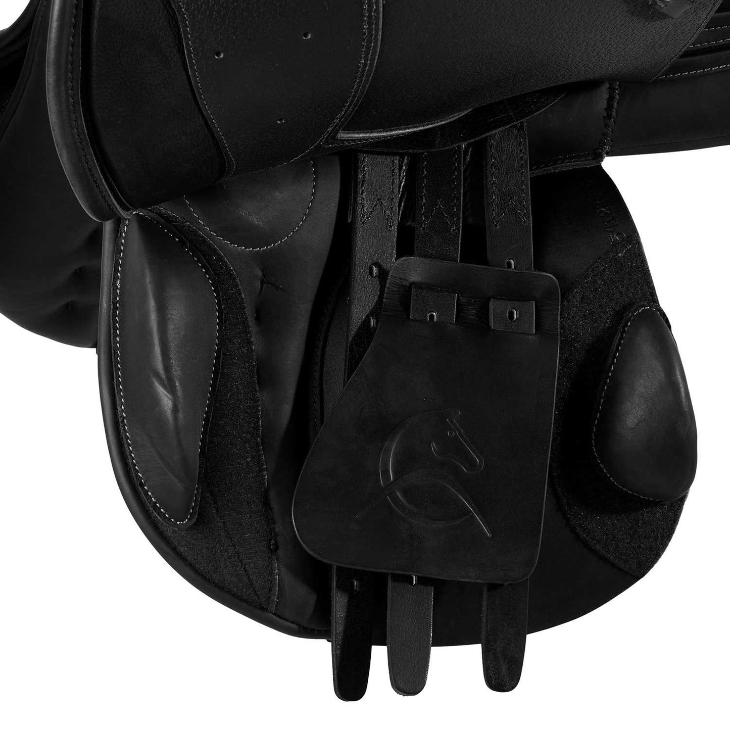 Bernini All Purpose Saddle with Wool Panels - Leather GP Saddle