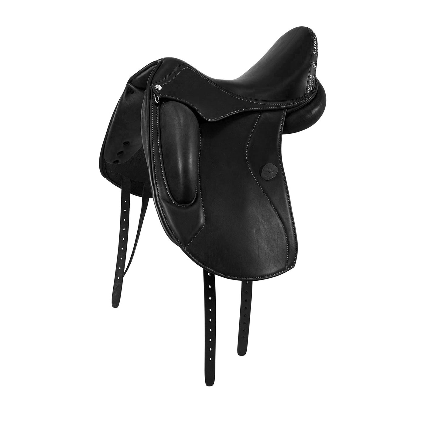 Perugino Dressage Saddle with Short Knee Blocks - Leather Dressage Saddle