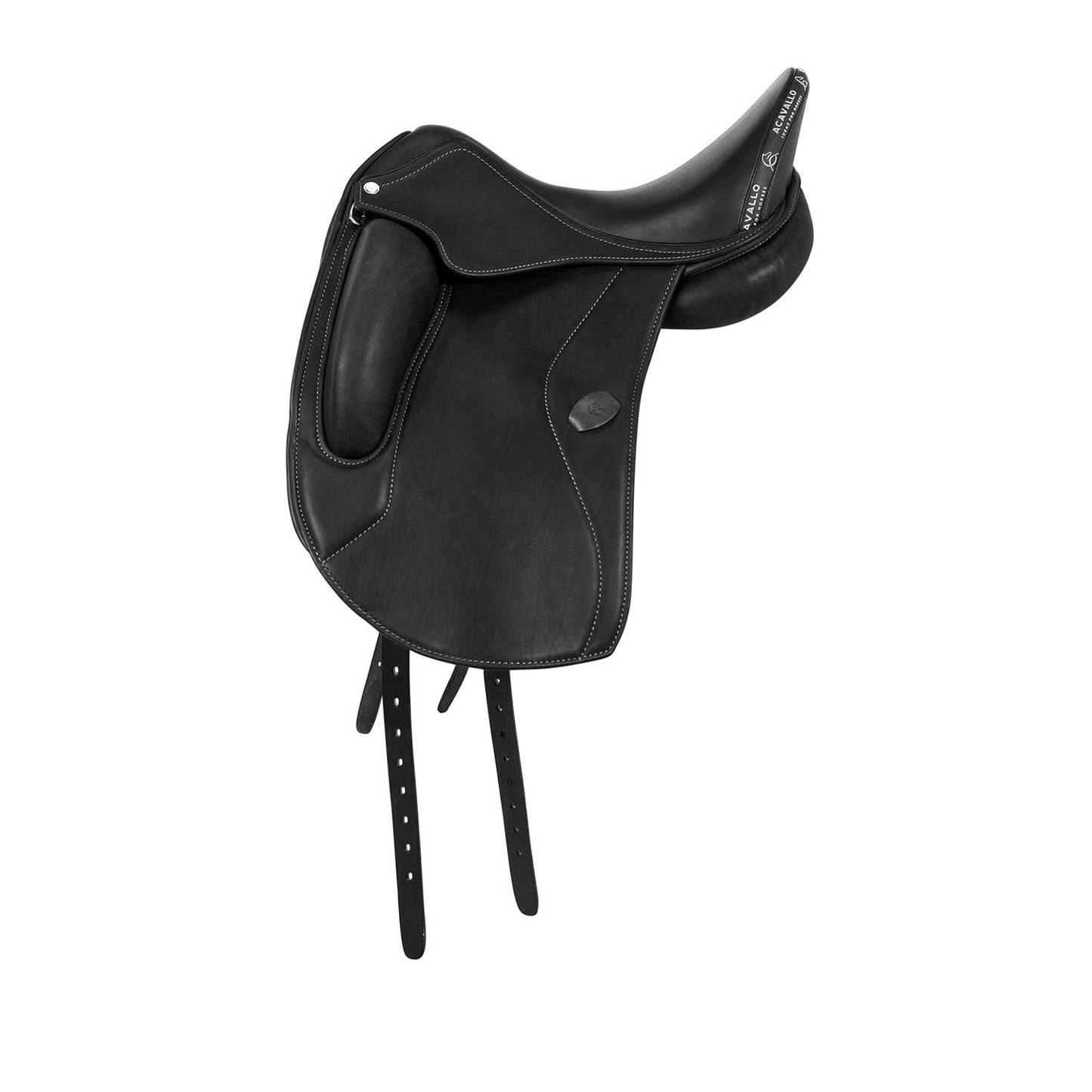 Perugino Dressage Saddle with Short Knee Blocks - Leather Dressage Saddle