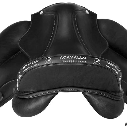 Perugino Dressage Saddle with Short Knee Blocks - Leather Dressage Saddle