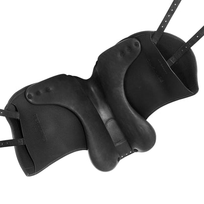 Perugino Dressage Saddle with Short Knee Blocks - Leather Dressage Saddle