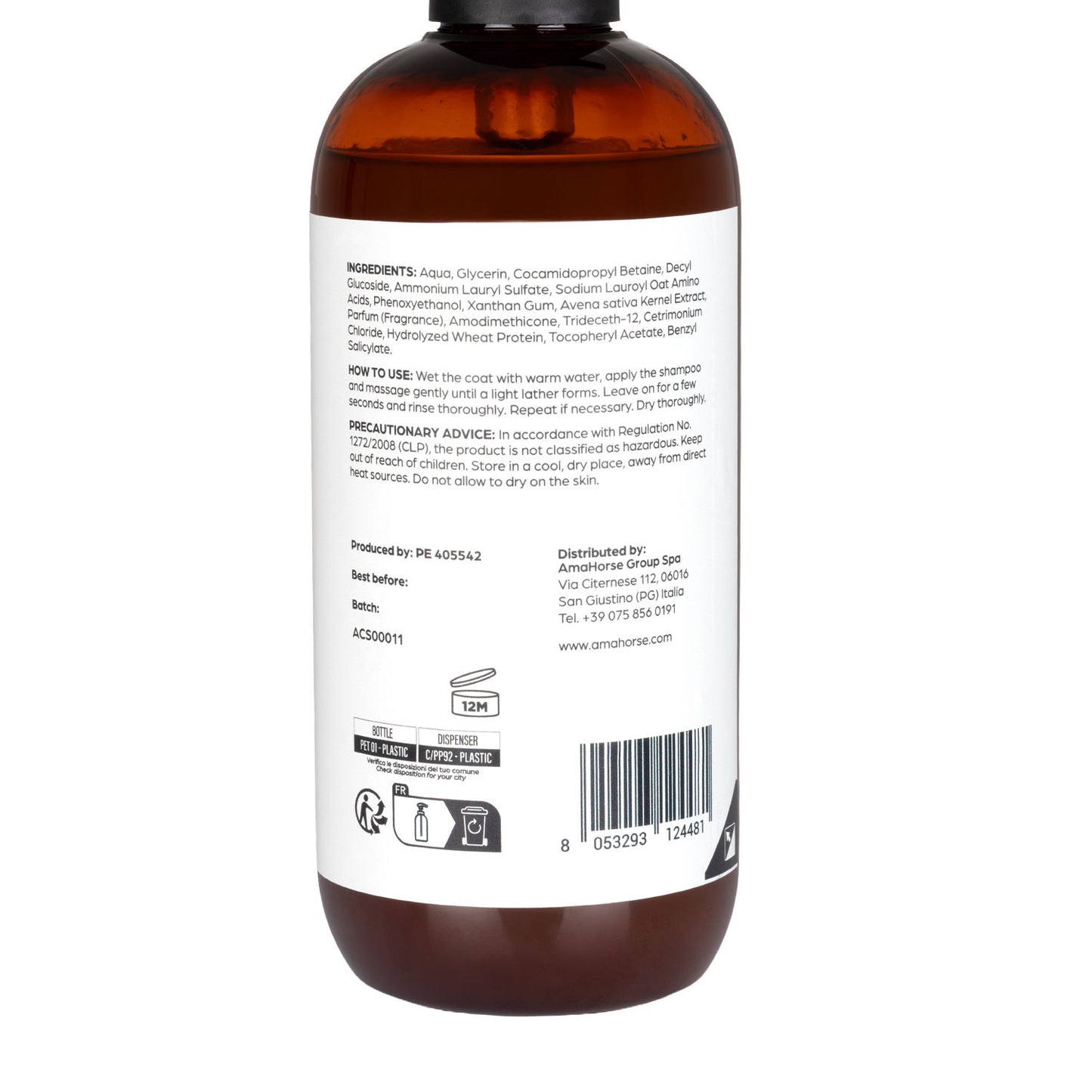 Coconut & Oat Silky Effect Shampoo - Horse Coat Shampoo 500ml