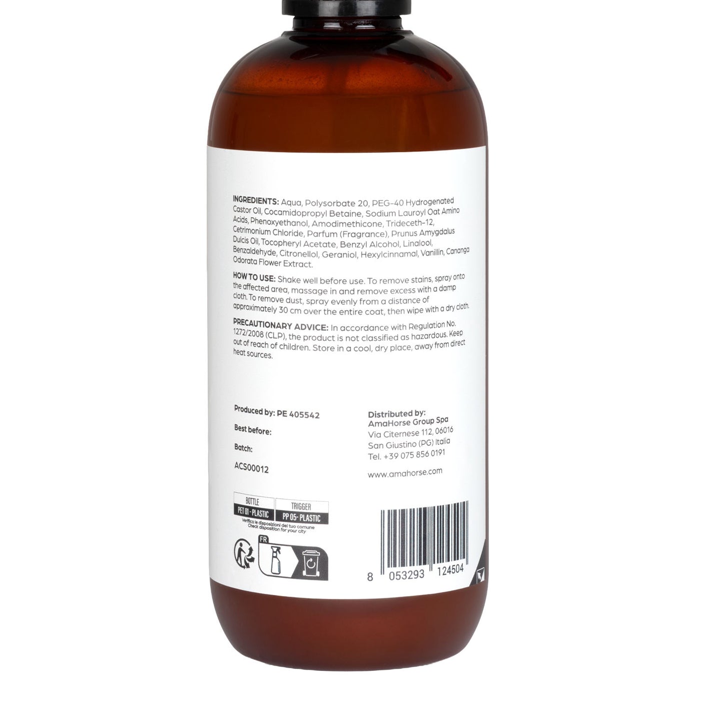 Almond Horse Dry Shampoo - Quick Clean Coat Care 500ml