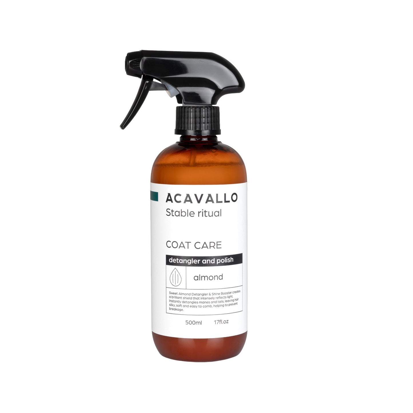 Almond Coat Polish & Detangler - Horse Coat Shine Spray 500ml