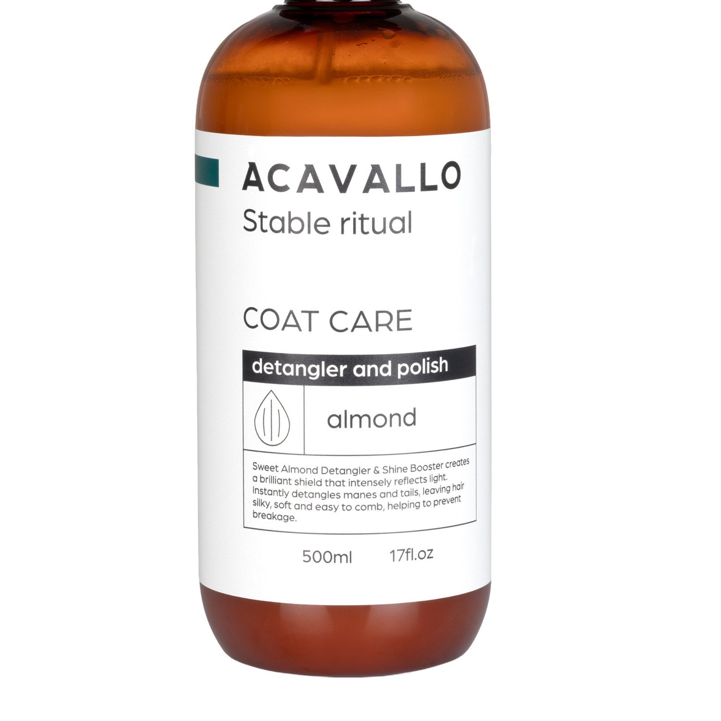 Almond Coat Polish & Detangler - Horse Coat Shine Spray 500ml