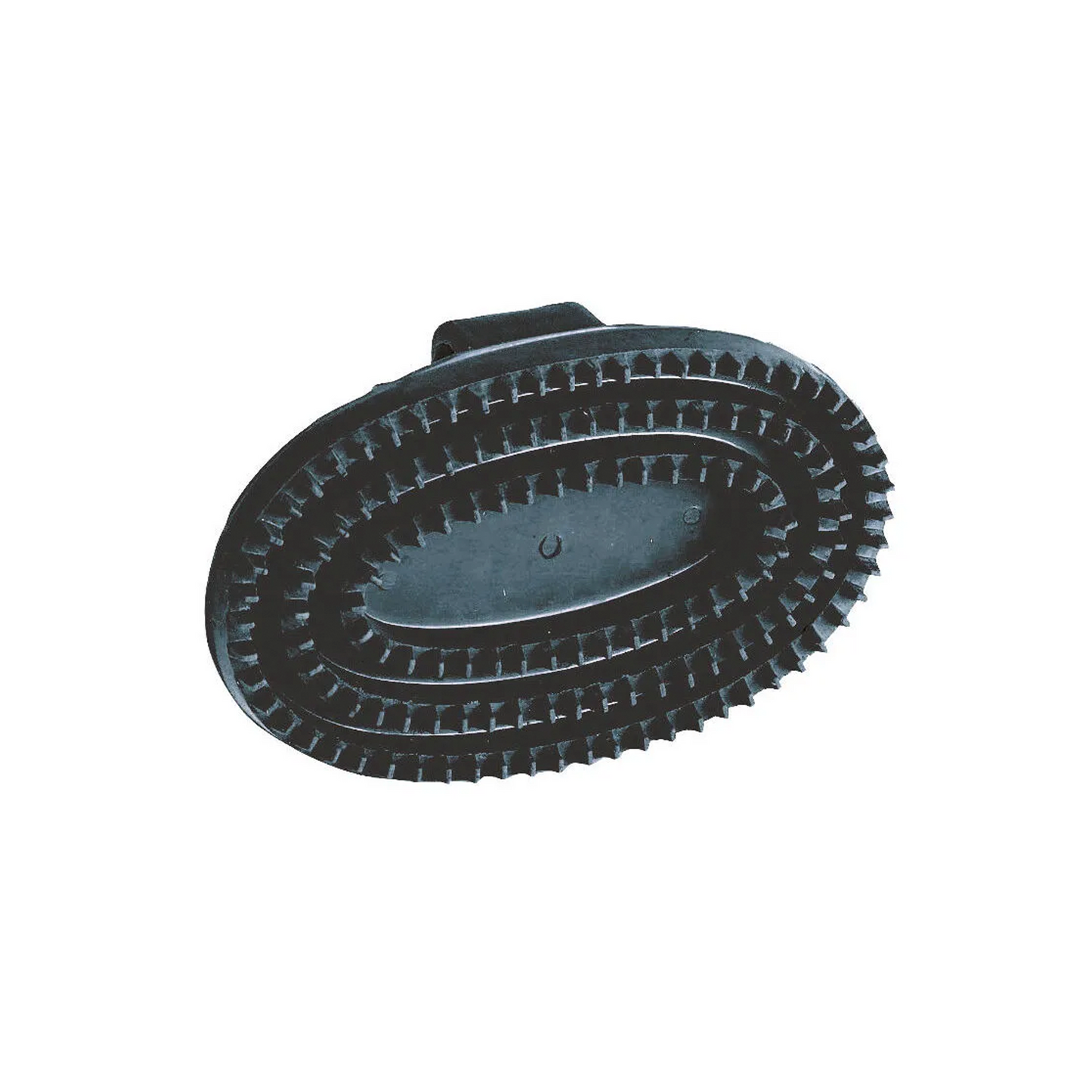 Oval Rubber Curry Comb - Horse Grooming Brush