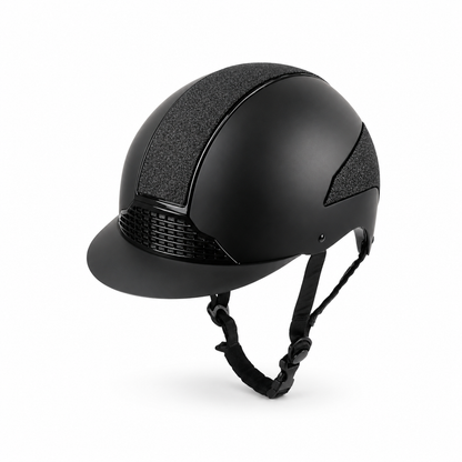 Swing H24 Shine Riding Helmet - Black Matt Equestrian Helmet