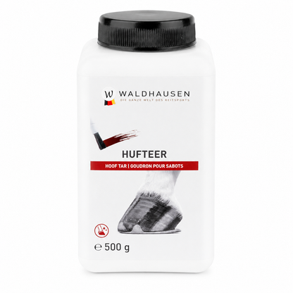Hoof Tar with Brush - Horse Hoof Care - 500g