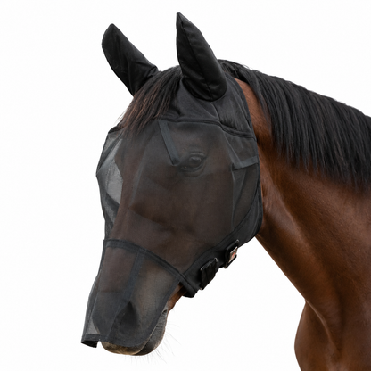 Fly Mask with Ear & Nose Protection - Horse Fly Mask