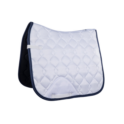 Competition Dressage Saddle Cloth White - Elegant Dressage Saddle Pad