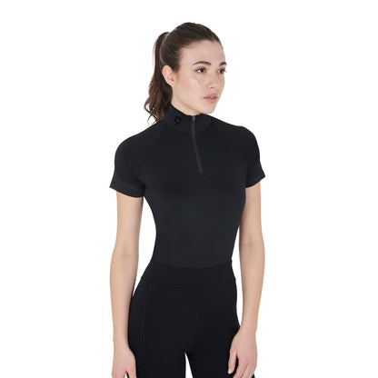 Women’s Slim Fit Short Sleeve Base Layer - Equestrian Riding Top