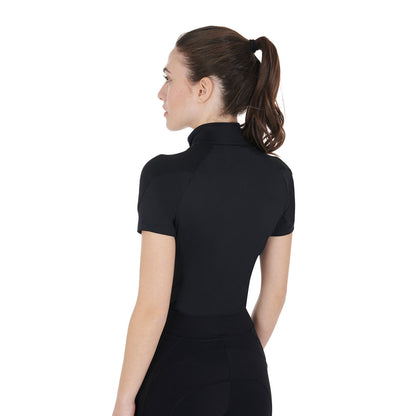Women’s Slim Fit Short Sleeve Base Layer - Equestrian Riding Top