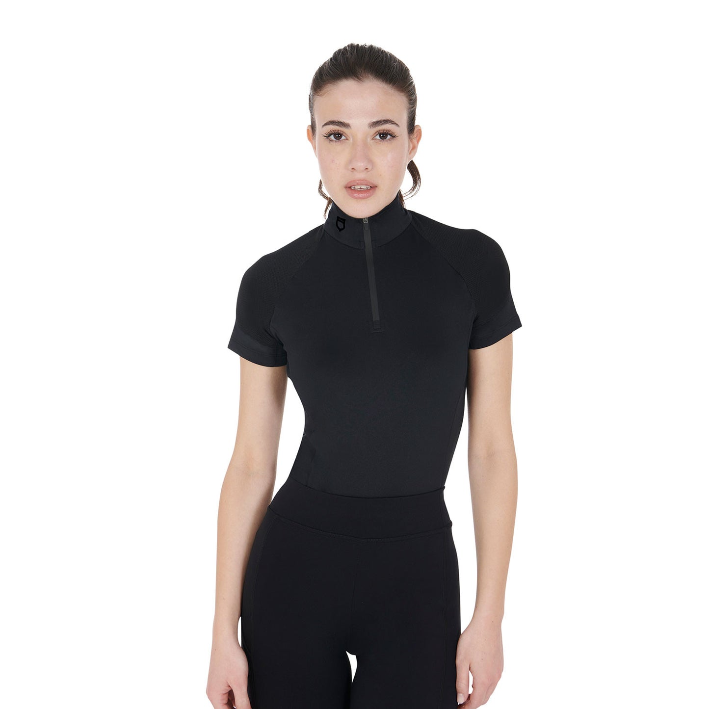 Women’s Slim Fit Short Sleeve Base Layer - Equestrian Riding Top