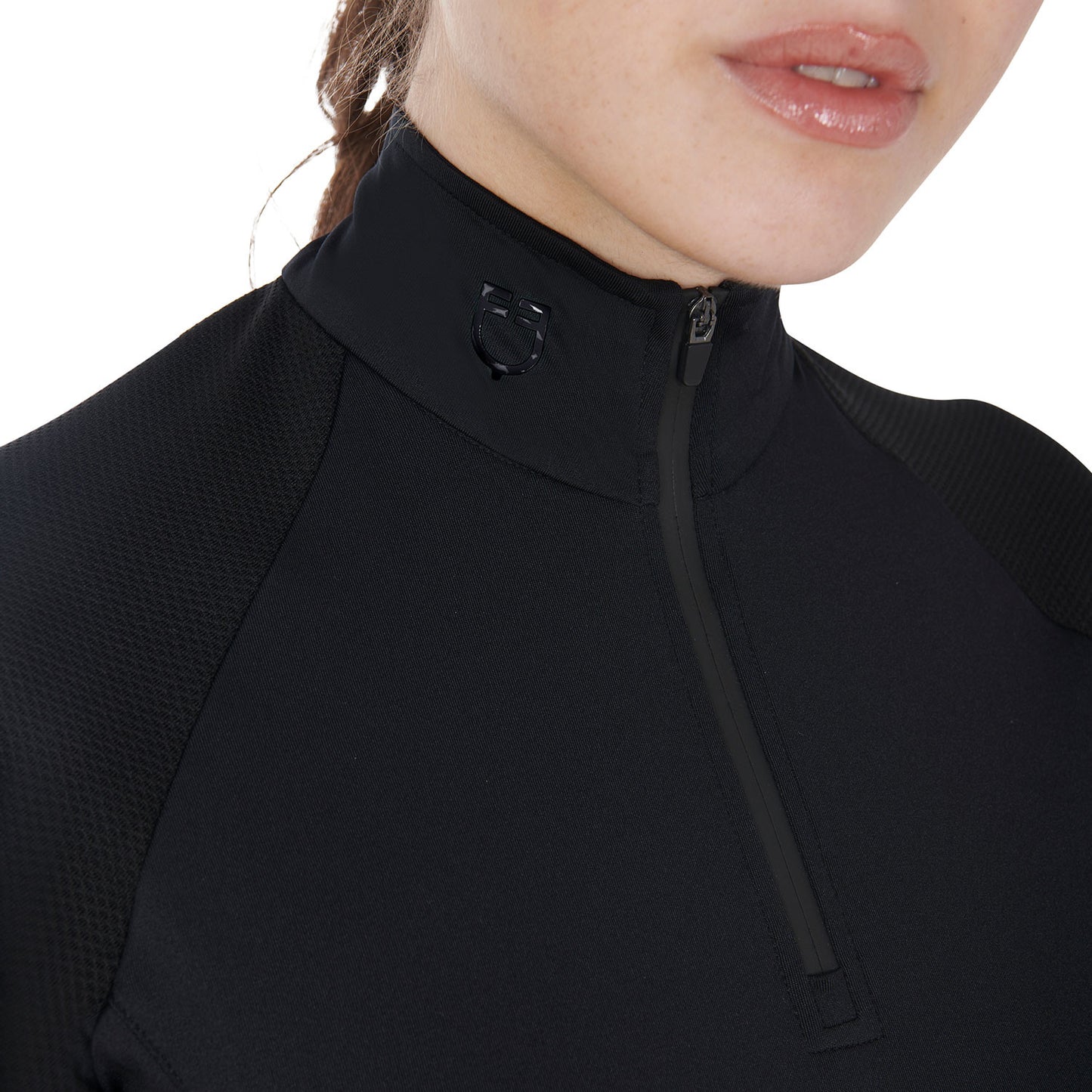 Women’s Slim Fit Short Sleeve Base Layer - Equestrian Riding Top