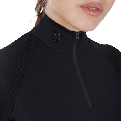 Women’s Slim Fit Short Sleeve Base Layer - Equestrian Riding Top