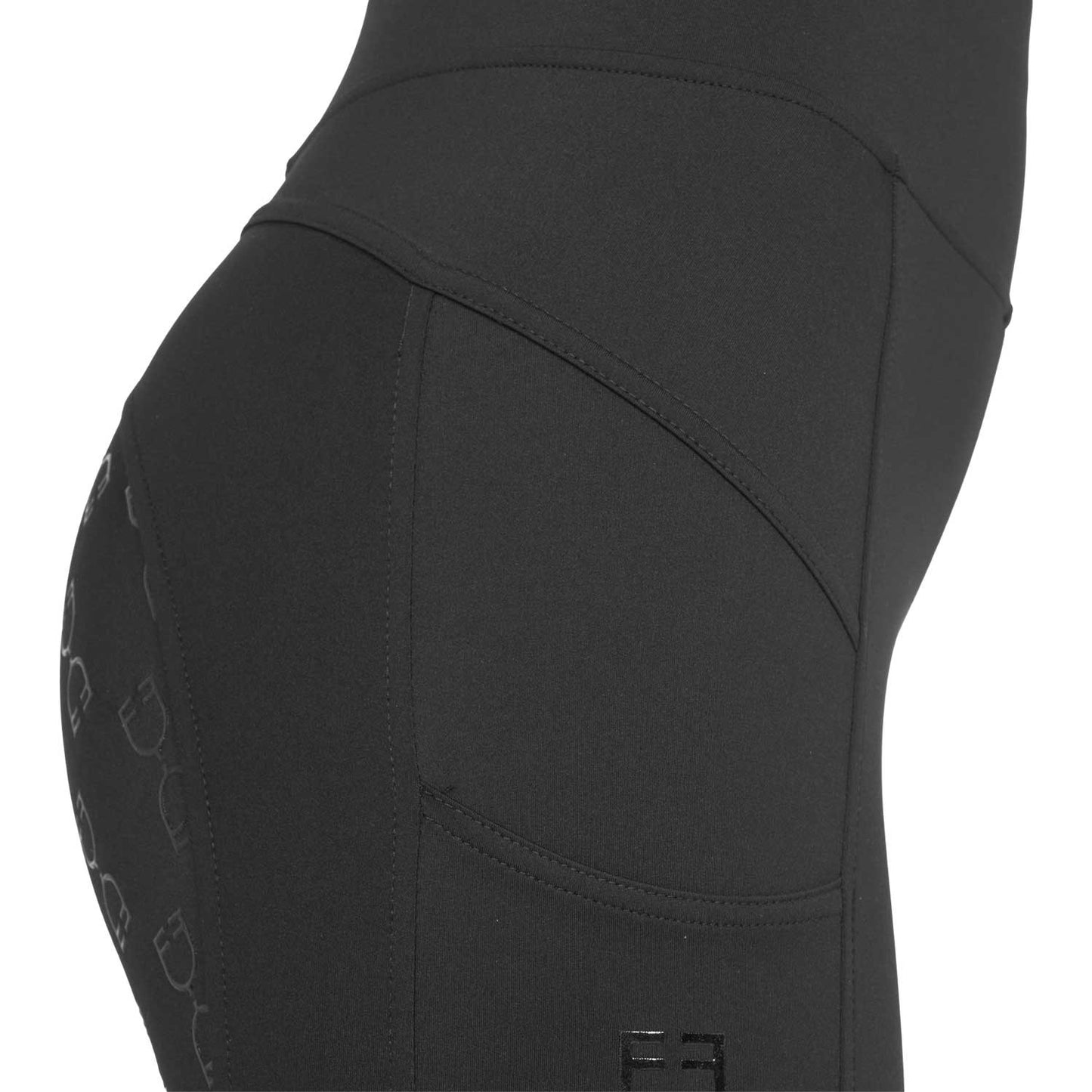 Women’s Slim Fit Leggings with Micro Mesh Inserts - Equestrian Riding Tights