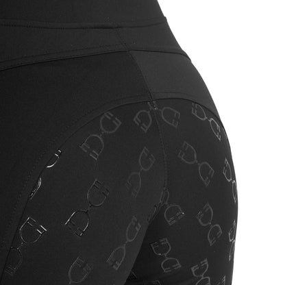 Women’s Slim Fit Leggings with Micro Mesh Inserts - Equestrian Riding Tights