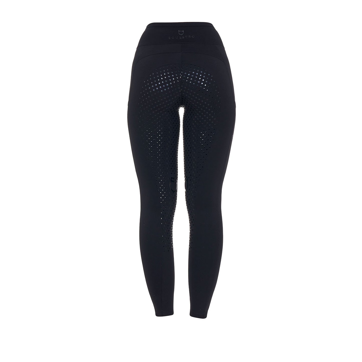 Women’s Leggings with Perforated Decorations - Equestrian Riding Tights